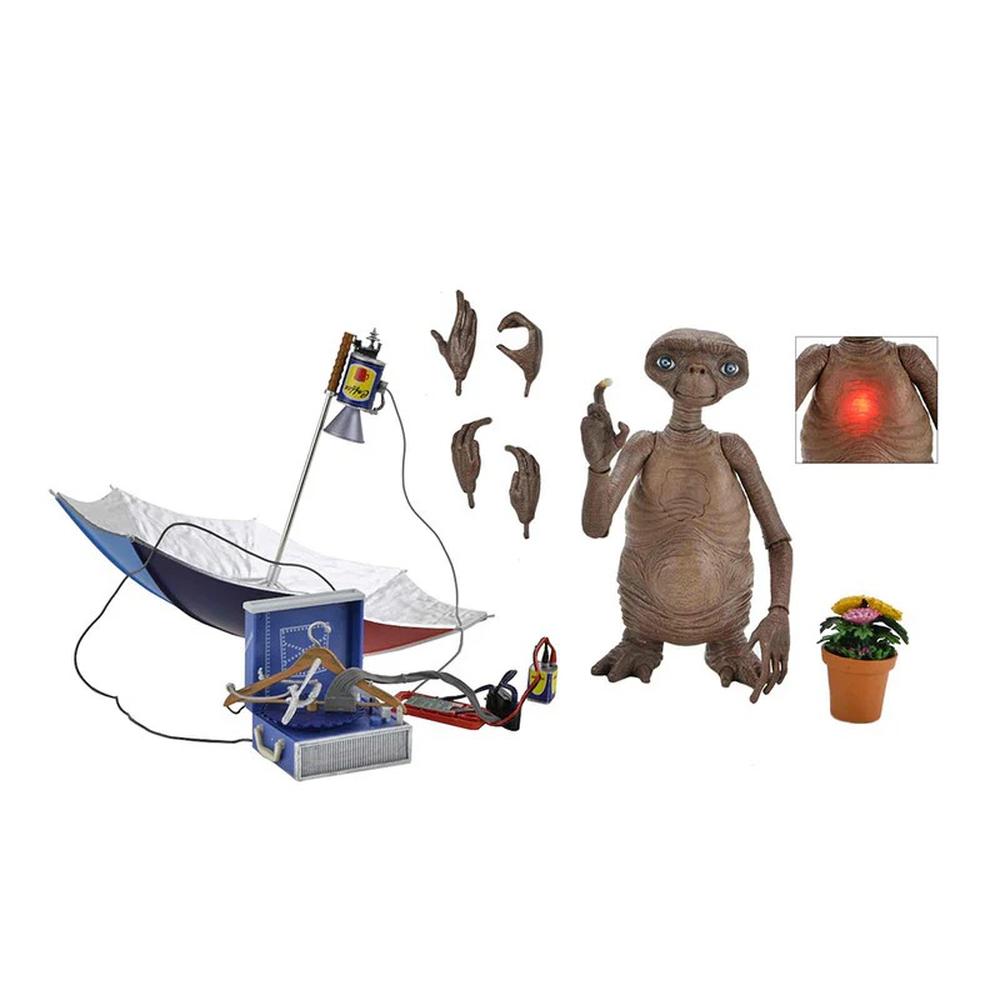 Neca Figura Articulada Deluxe Ultimate E.t. Light-up Chest E.t. El Extraterrestre