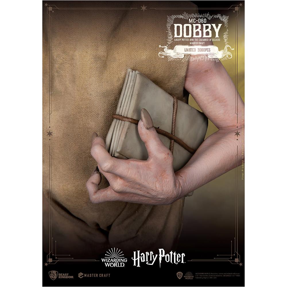 Foto 7 pulgar | Beast Kingdom Estatua Dobby Mc-060 Mc-069 Harry Potter