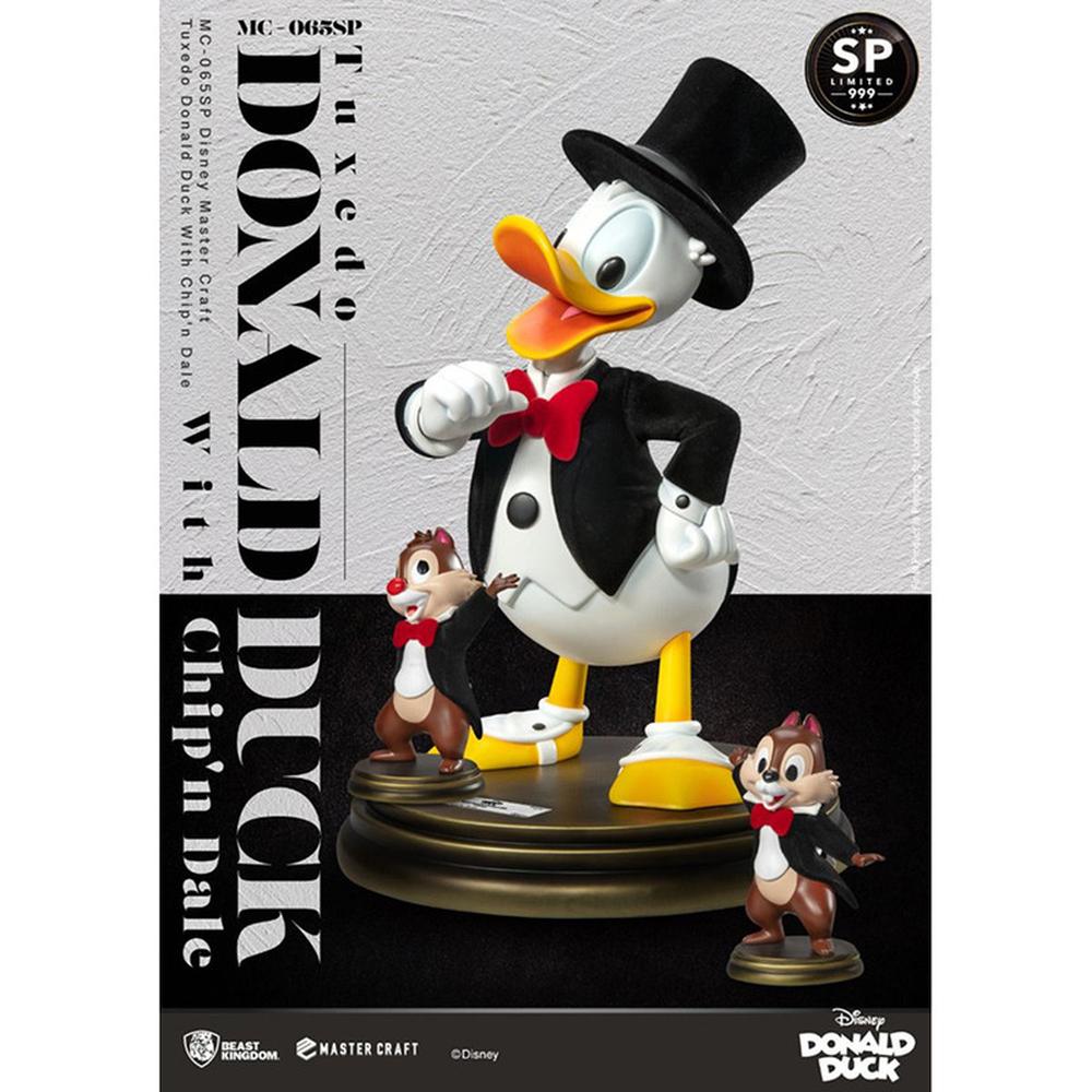 Foto 3 pulgar | Beast Kingdom Figura Mc-065sp Tuxedo Donald Duck With Chip'n Dale Walt Disney World