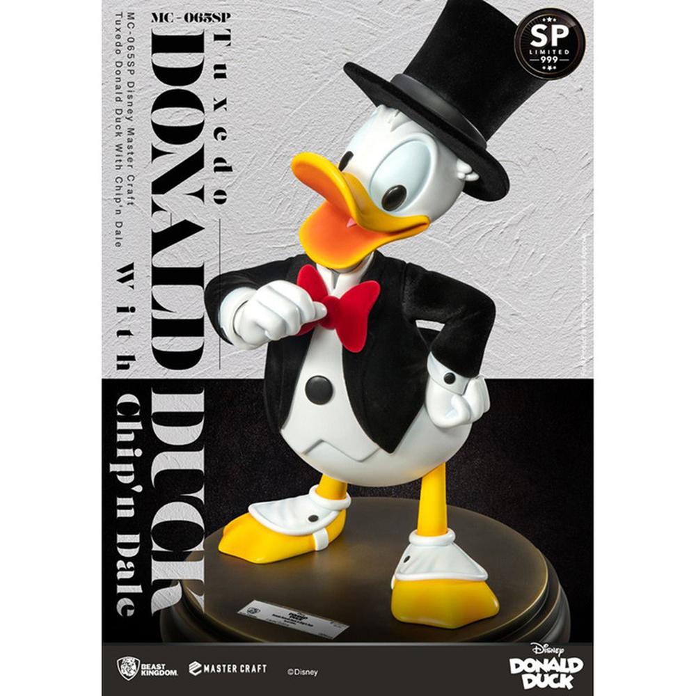 Foto 4 pulgar | Beast Kingdom Figura Mc-065sp Tuxedo Donald Duck With Chip'n Dale Walt Disney World