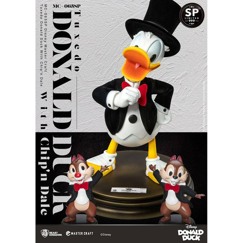 Foto 5 pulgar | Beast Kingdom Figura Mc-065sp Tuxedo Donald Duck With Chip'n Dale Walt Disney World