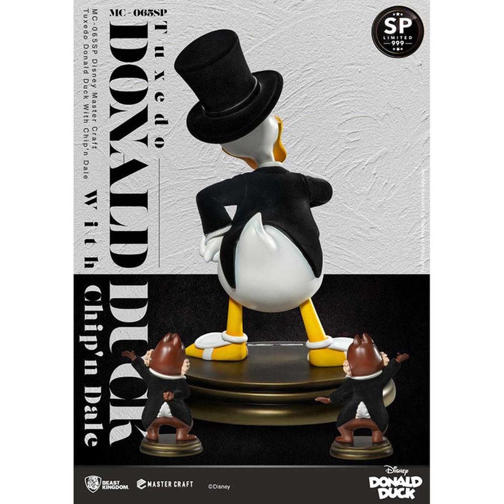 Foto 8 pulgar | Beast Kingdom Figura Mc-065sp Tuxedo Donald Duck With Chip'n Dale Walt Disney World