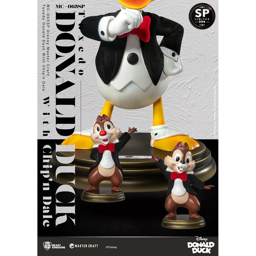 Foto 9 pulgar | Beast Kingdom Figura Mc-065sp Tuxedo Donald Duck With Chip'n Dale Walt Disney World