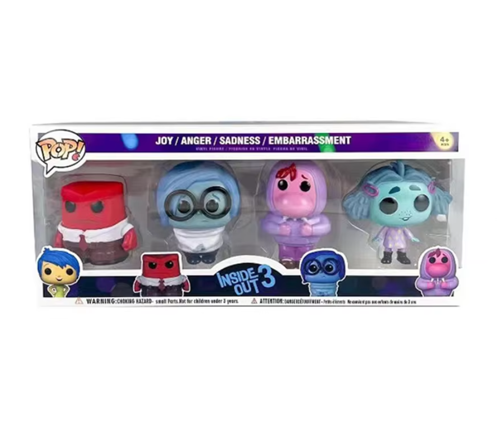 Foto 2 pulgar | Funko Pop Disney Intensamente 2 Inside Out Furia Tristeza Vergüenza Y Envidia