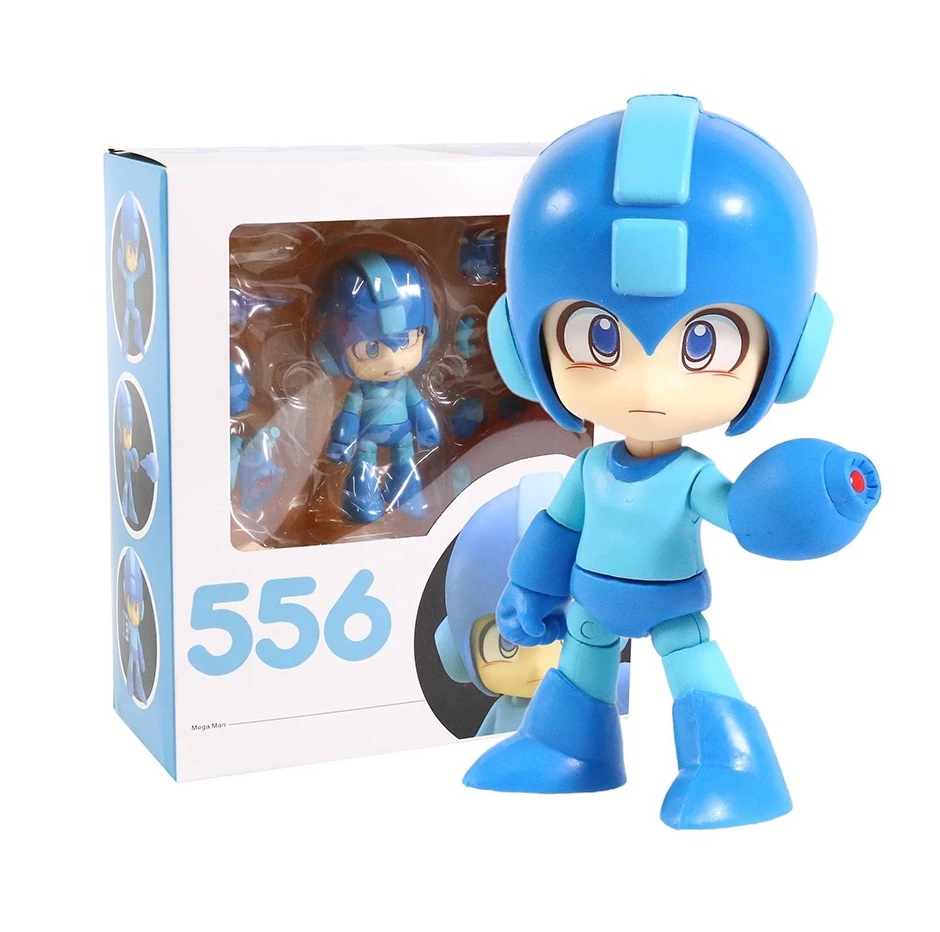 Foto 2 pulgar | Figura Megaman Good Smile Azul