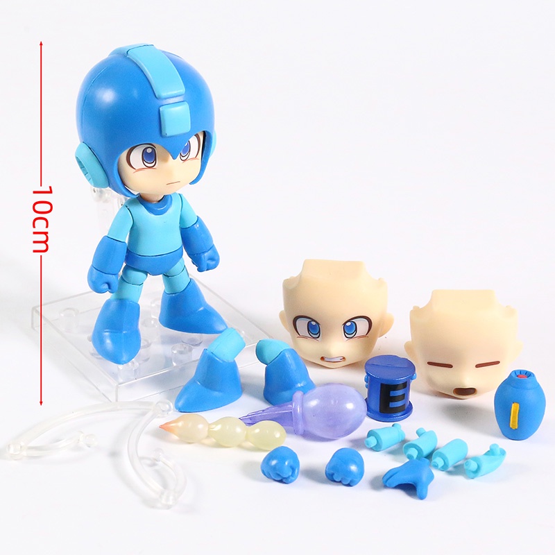 Foto 3 pulgar | Figura Megaman Good Smile Azul