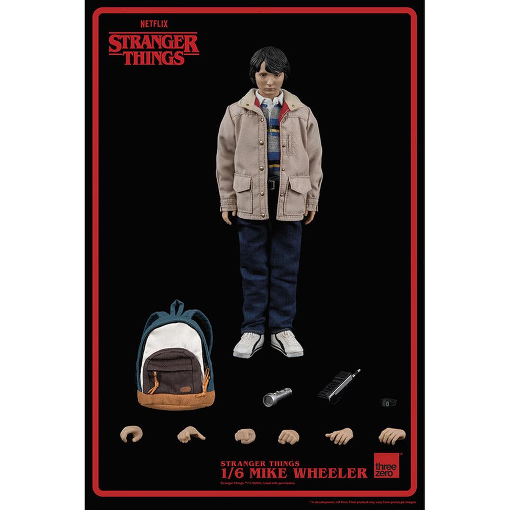 Foto 3 pulgar | Threezero Figura Articulada Mike Wheeler Escala 1:6 Stranger Things