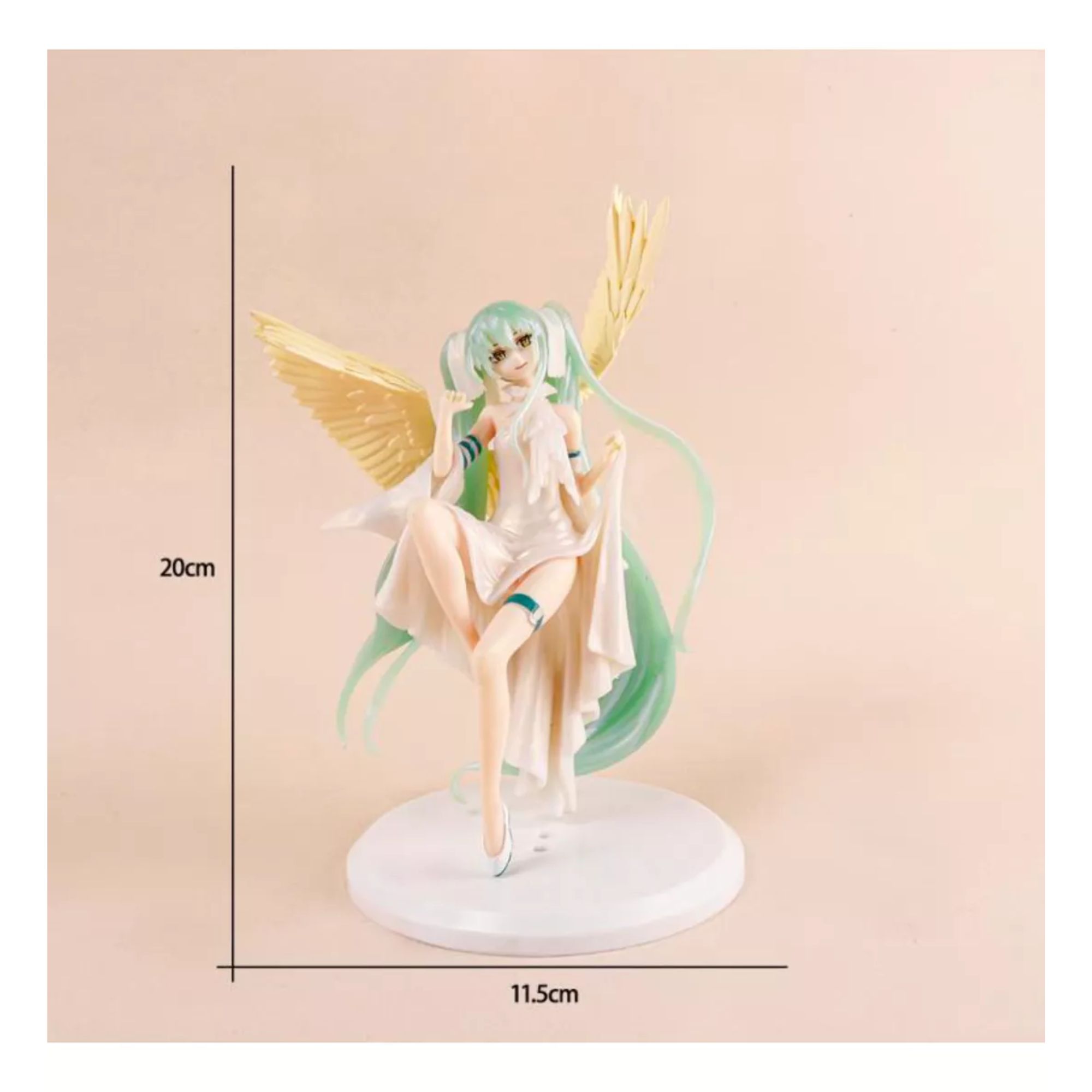 Foto 3 pulgar | Figura Hatsune Miku Fairy Ángel Vocaloid 20 cm Mr. Gadgets