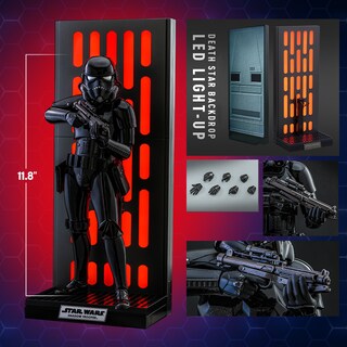 Foto 2 | Hot Toys - Shadow Trooper With Death Star Environment Escala 1:6