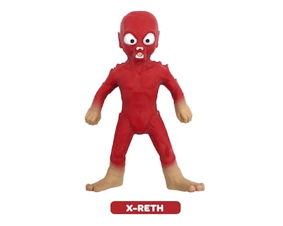 Foto 2 | Muñeco de Acción Flexible y Moldeable Flexors Alien Rojo 15 cm para Niños