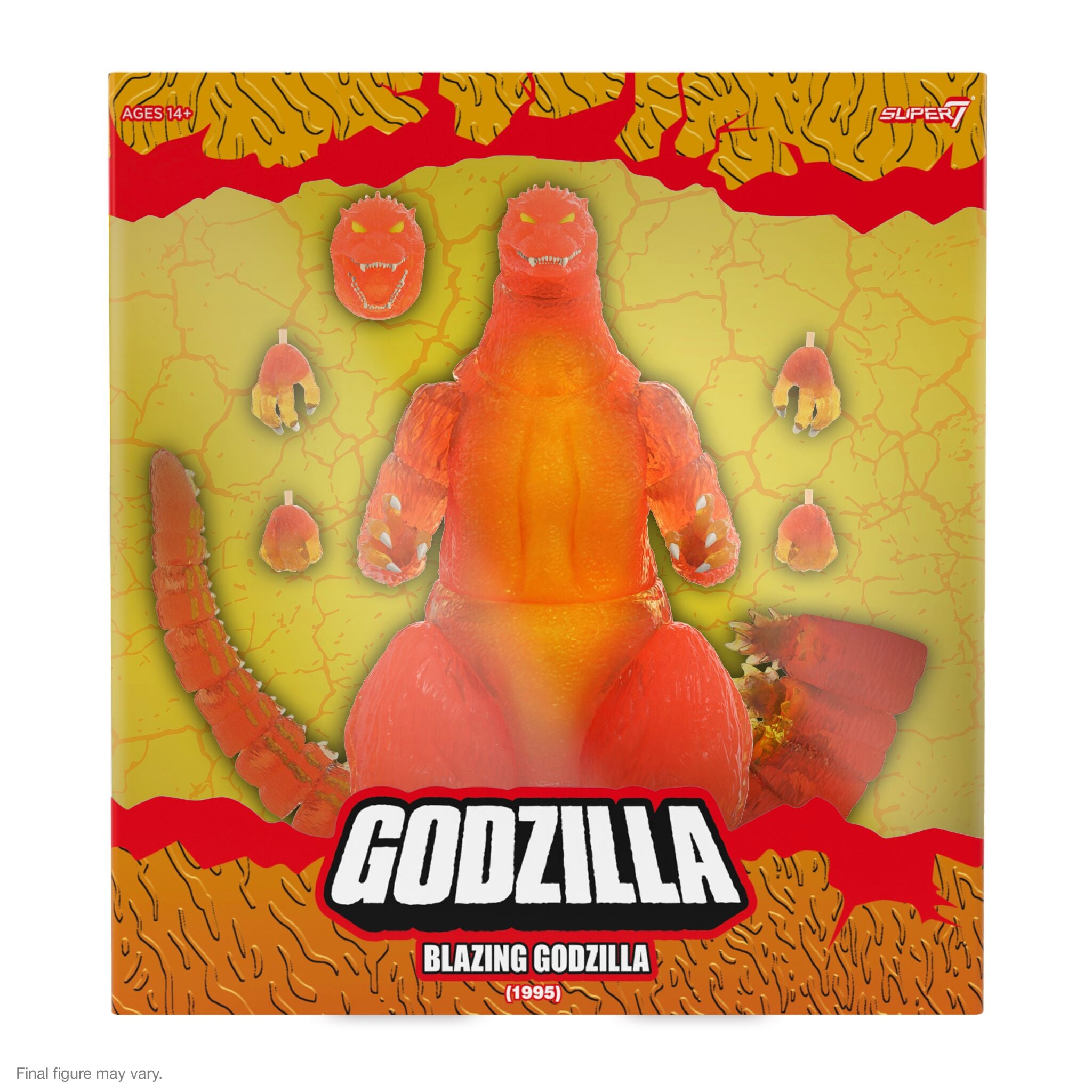 Foto 3 pulgar | Blazing Godzilla (1200o Clear Orange)