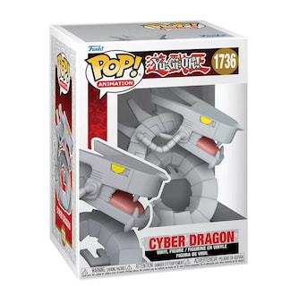 Foto 1 | Figura De Cyber Dragon #1736 Yu-gi-oh! Funko Pop! Animation