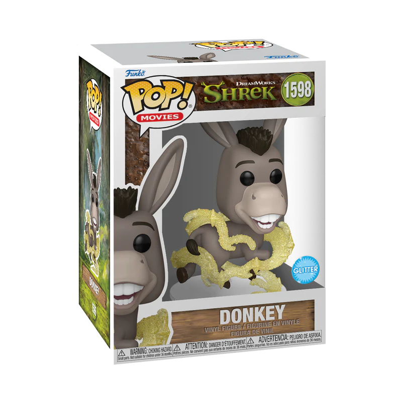 Foto 2 pulgar | Funko Pop Movies: Shrek 30 Aniversario - Burro Glitter