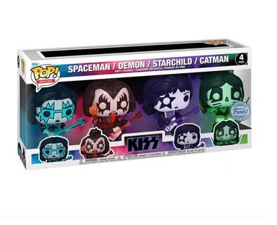 Foto 1 | Funko Pop Rocks: Kiss - Spaceman, Demon, Starchild Y Catman