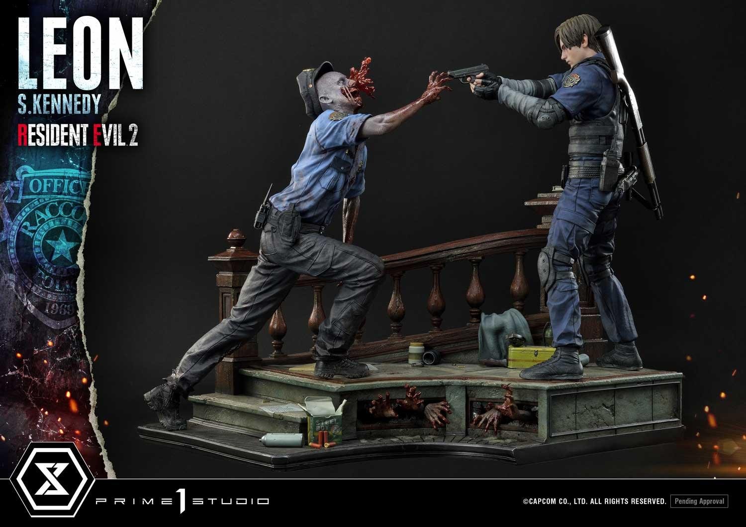 Foto 4 pulgar | Resident Evil 2 Leon S. Kennedy Prime 1 Studios Statue