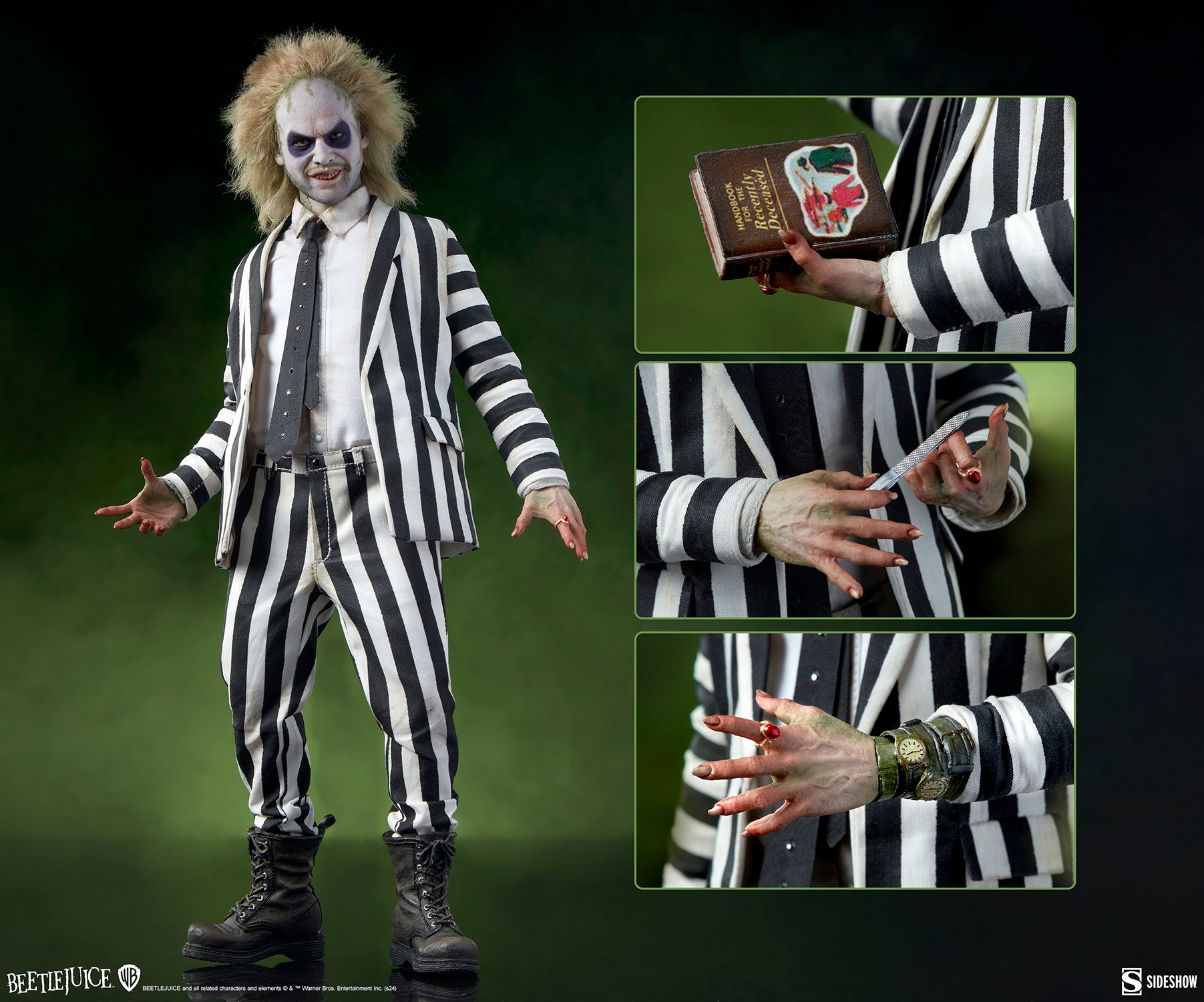 Foto 5 pulgar | Beetlejuice Sixth Scale Figure - Sideshow Collectibles