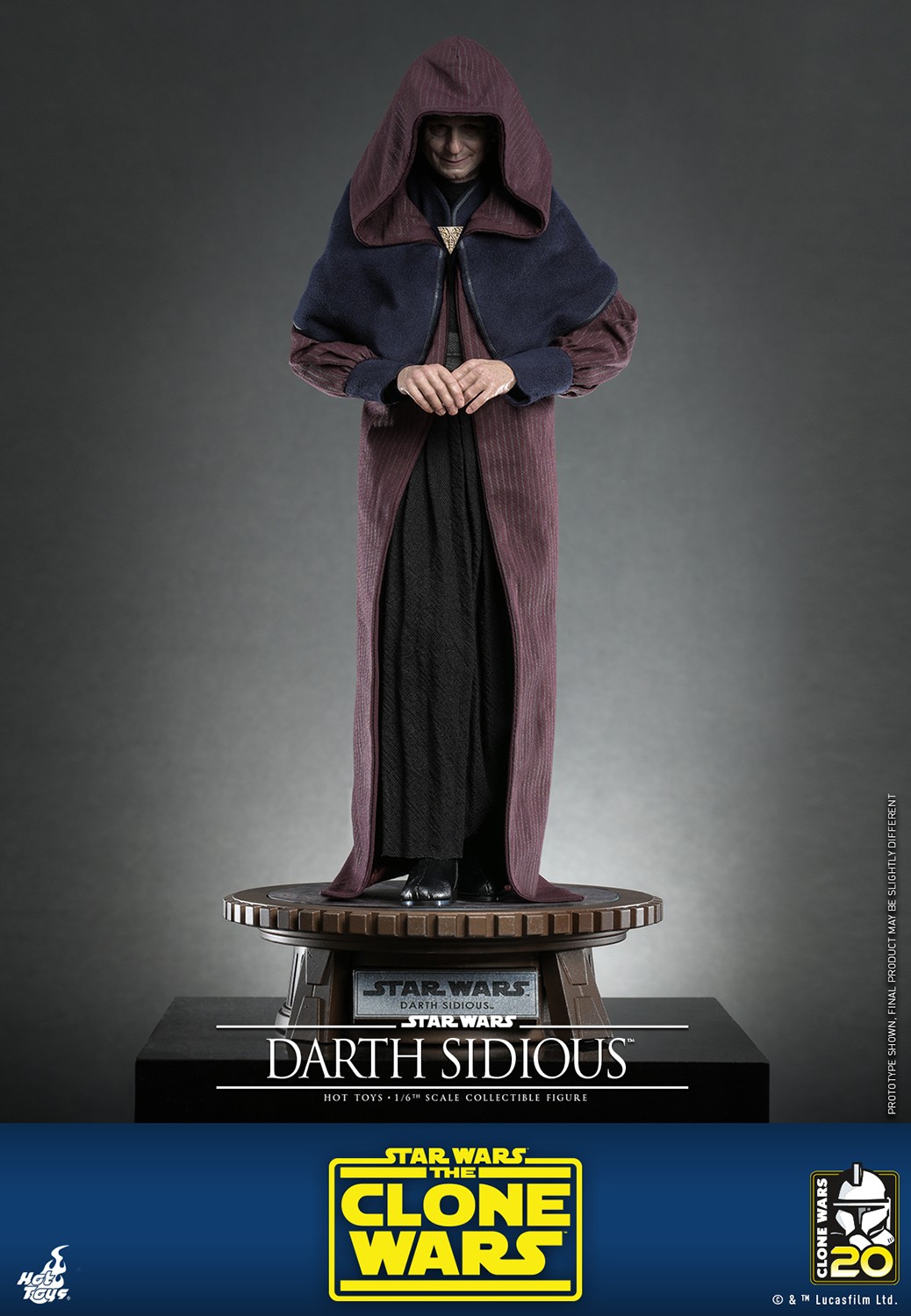 Foto 2 | Star Wars The Clone Wars - Darth Sidious Hot Toys