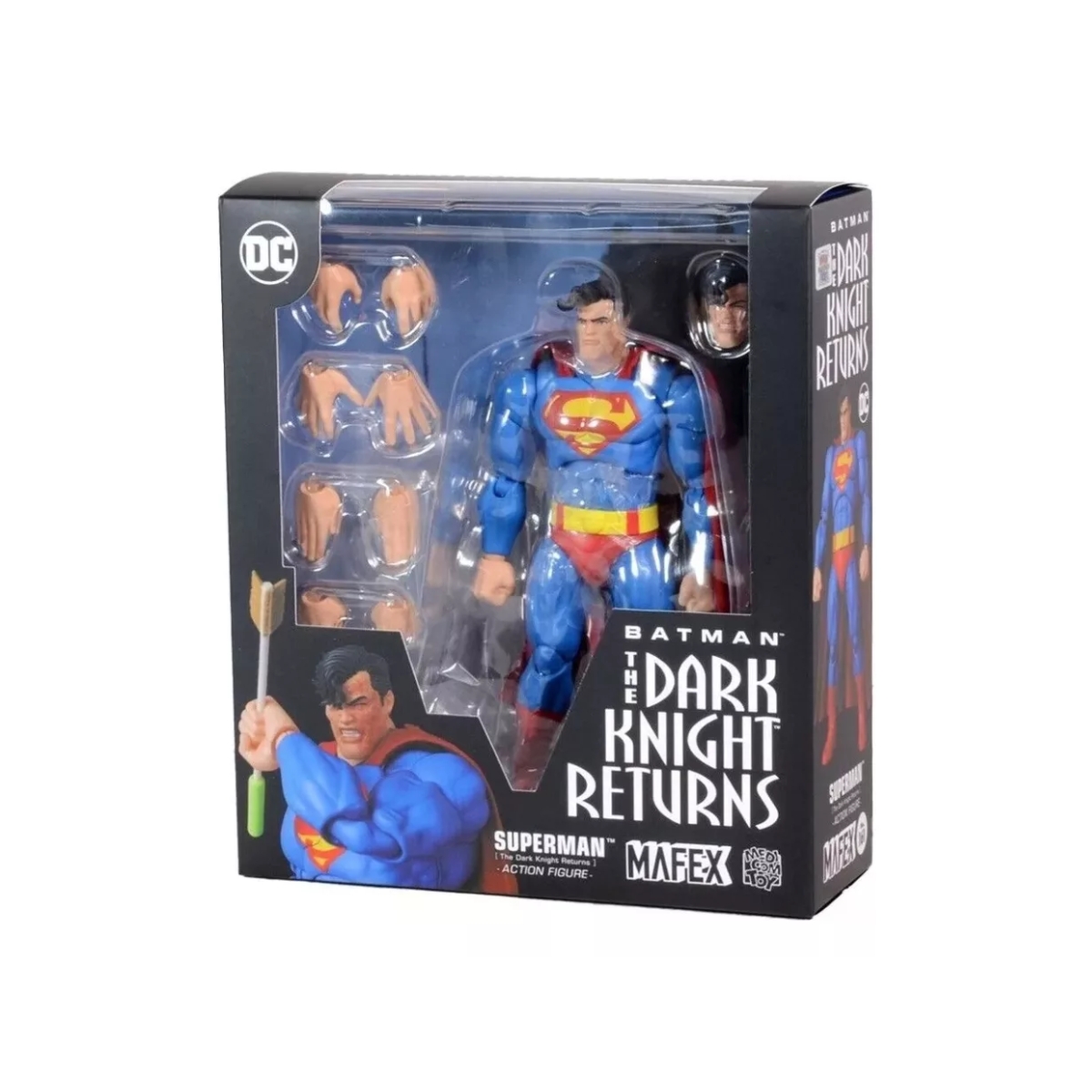 Foto 3 pulgar | Figura Mafex The Dark Knight Returns: Superman