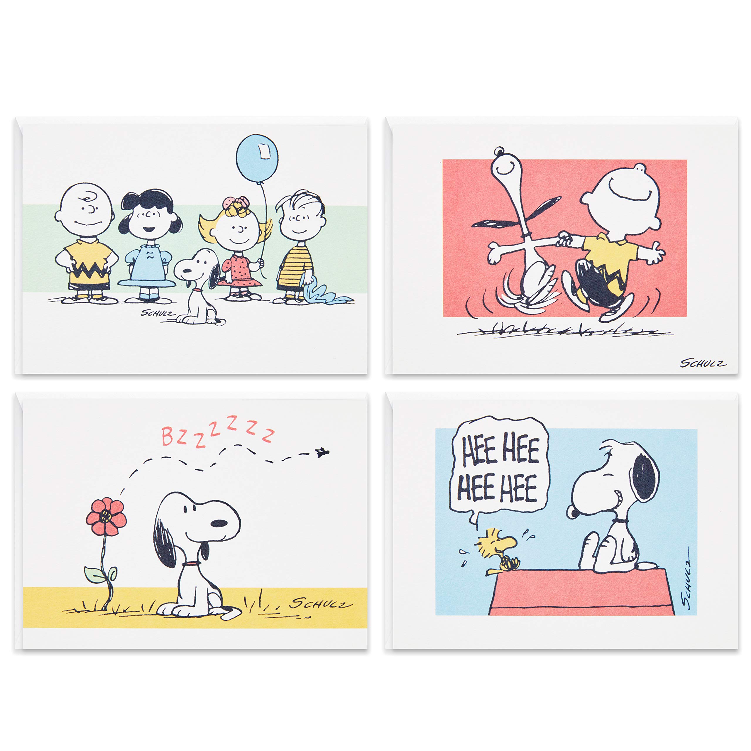 Foto 1 | Surtido De Tarjetas En Blanco Hallmark Peanuts Para El 70 Aniversario - Venta Internacional.