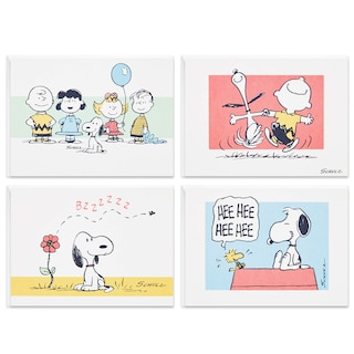 Foto 1 | Surtido De Tarjetas En Blanco Hallmark Peanuts Para El 70 Aniversario - Venta Internacional.