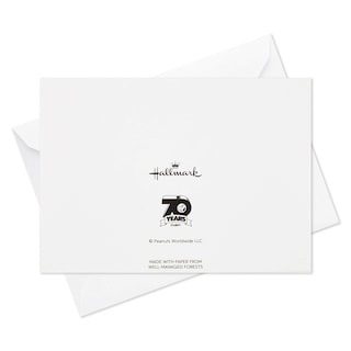 Foto 7 | Surtido De Tarjetas En Blanco Hallmark Peanuts Para El 70 Aniversario - Venta Internacional.
