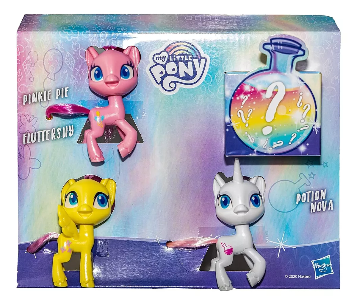 Foto 2 pulgar | My Little Pony 3 Pack Pinkie Pie, Fluttershy Y Potion Nova
