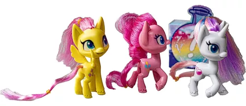 Foto 3 pulgar | My Little Pony 3 Pack Pinkie Pie, Fluttershy Y Potion Nova