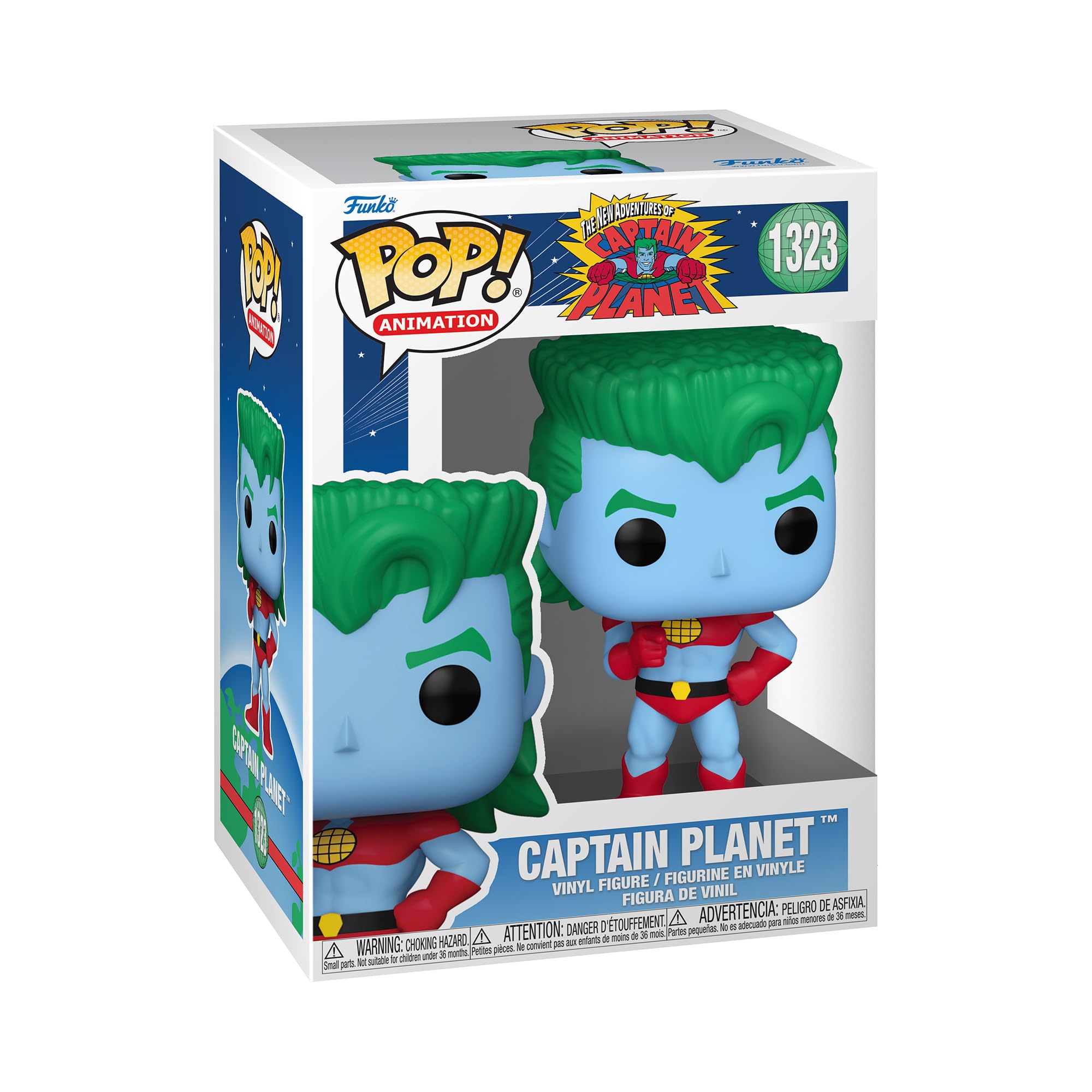 Foto 2 pulgar | Figura De Acción Funko Pop! Animación Capitán Planeta, 10 Cm - Venta Internacional.