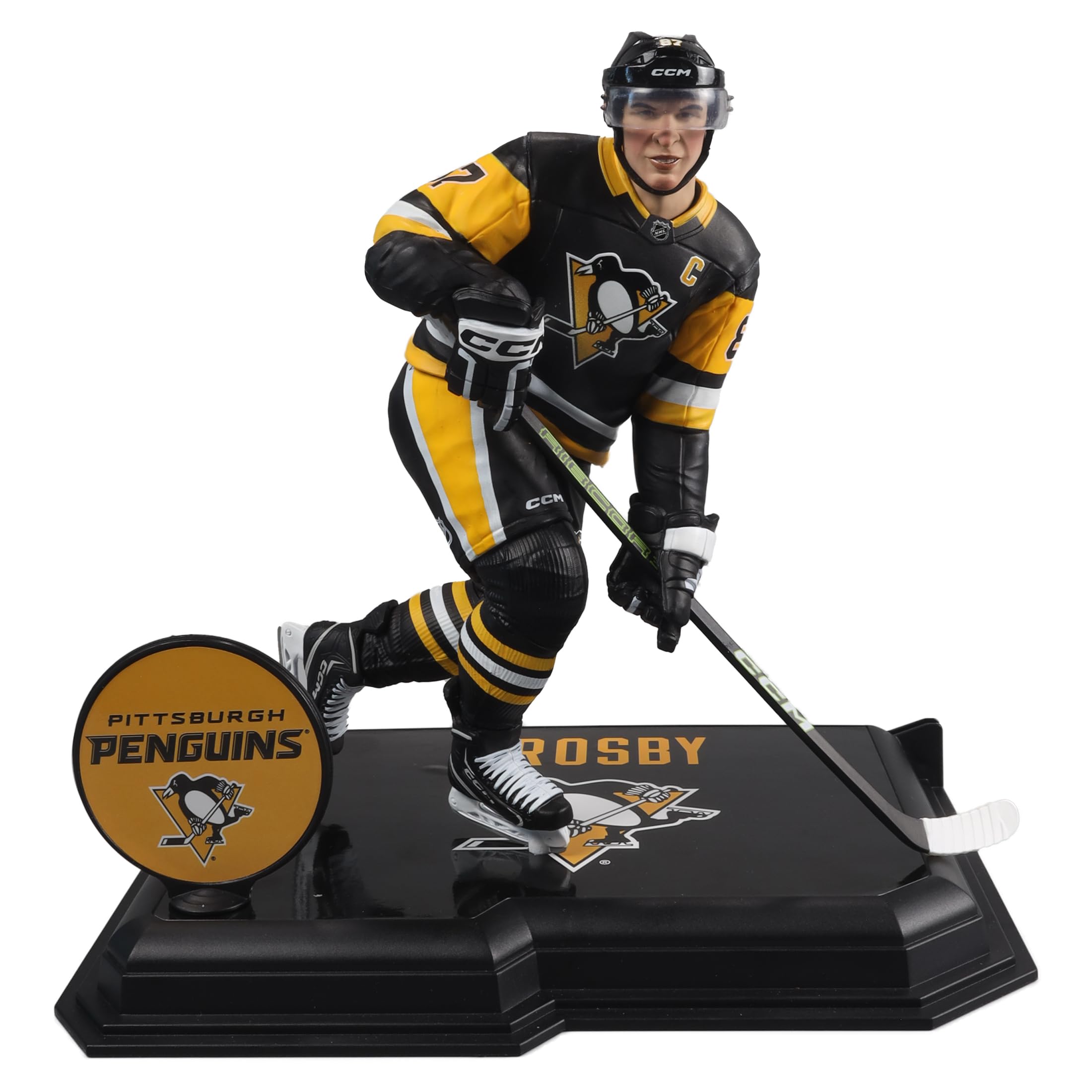 Foto 4 pulgar | Figura Mcfarlane Toys Sidney Crosby Nhl 18 Cm - Pittsburgh - Venta Internacional.