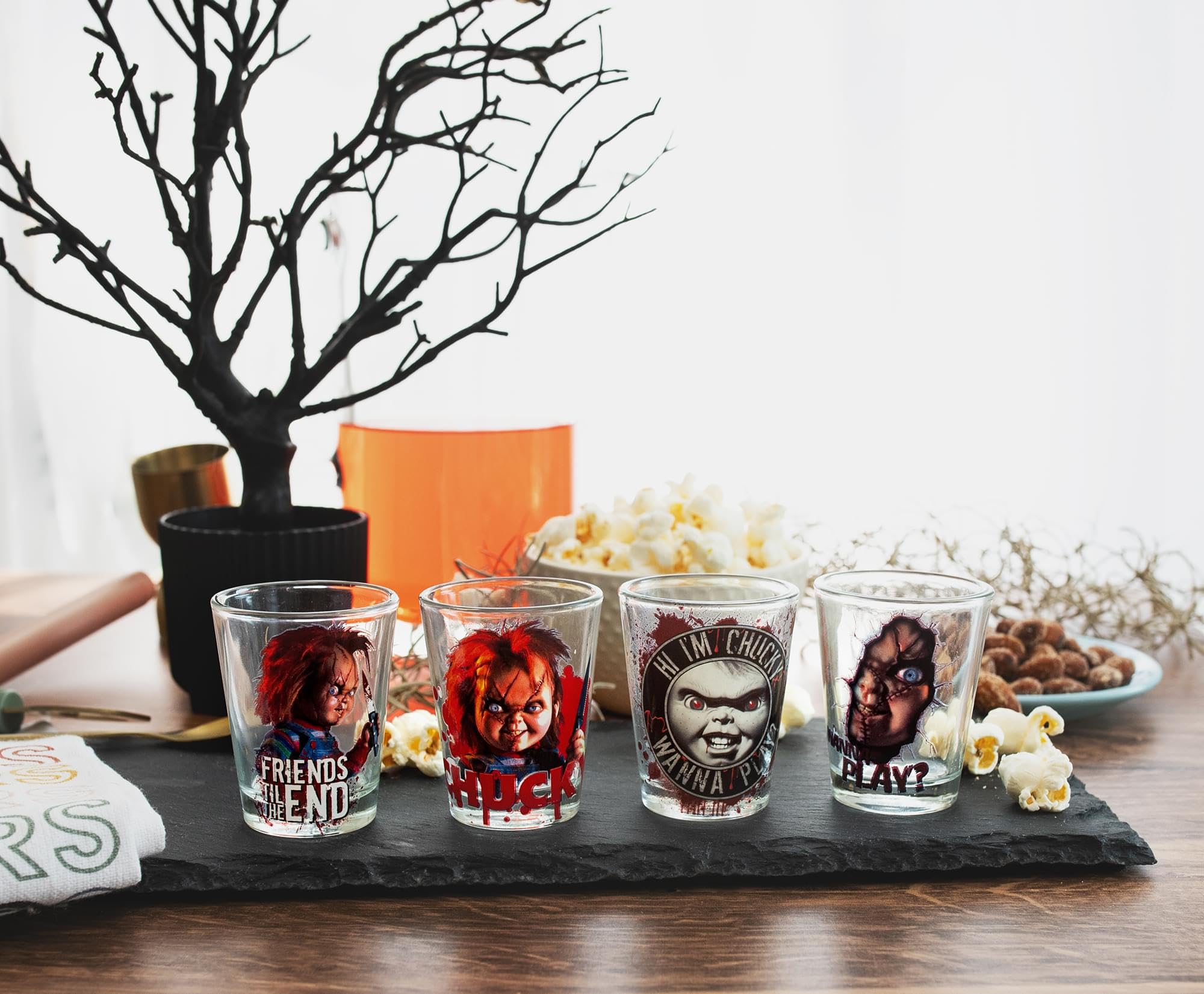 Foto 5 pulgar | Gafas De Chupito Silver Buffalo Child's Play Chucky 60 Ml X4 - Venta Internacional.