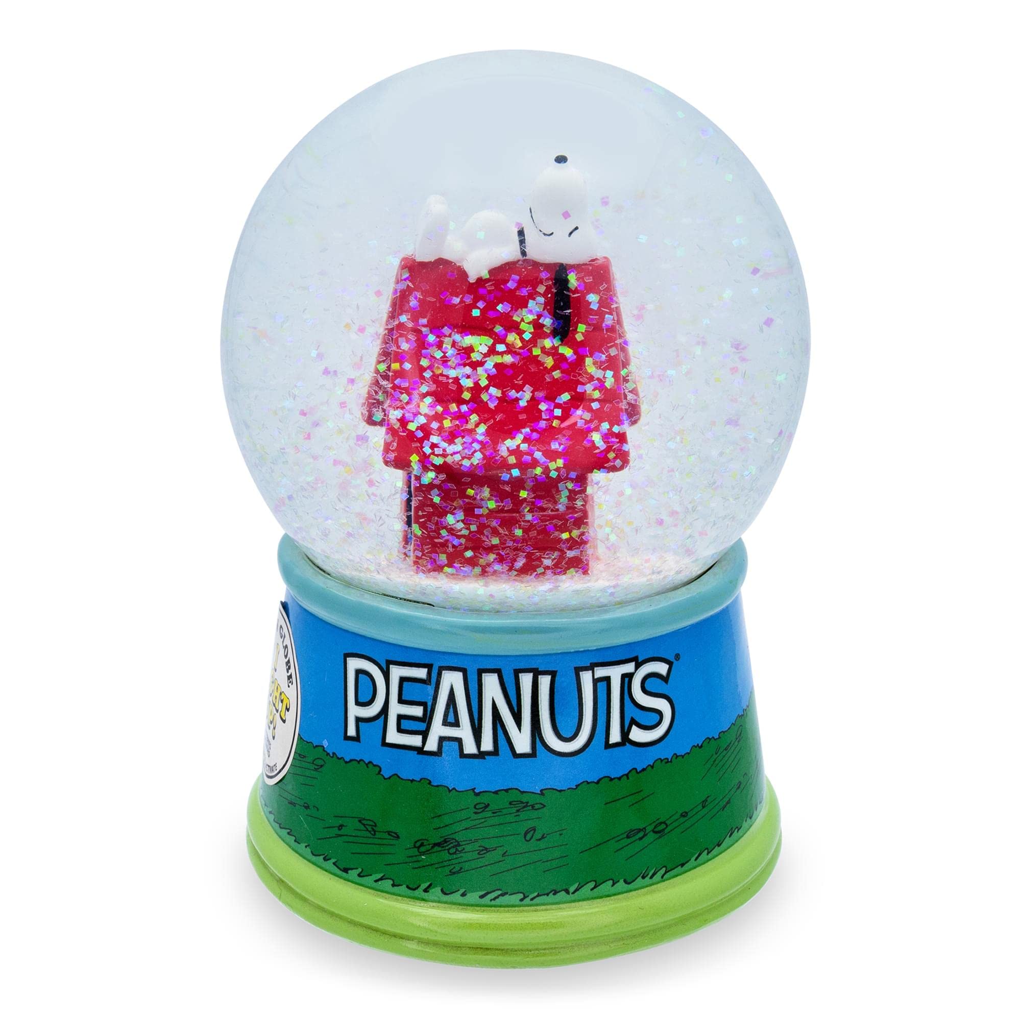 Snow Globe Silver Buffalo Peanuts Group, 100 Ml, Iluminada - Venta Internacional.