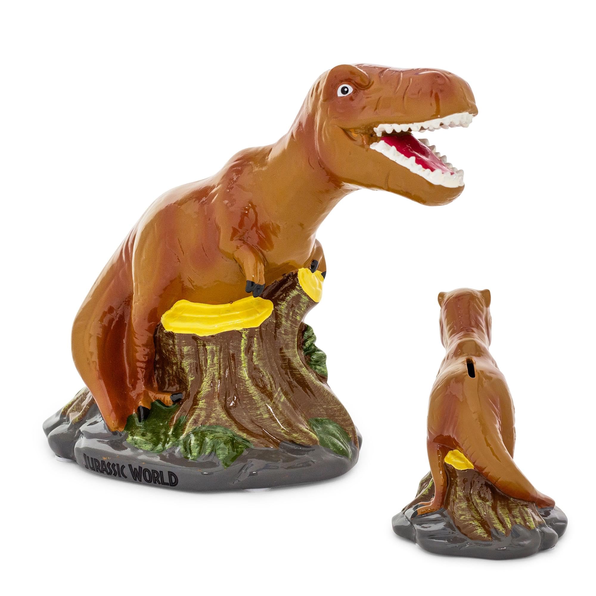 Banco De Monedas De Cerámica Silver Buffalo Jurassic World T Rex - Venta Internacional.