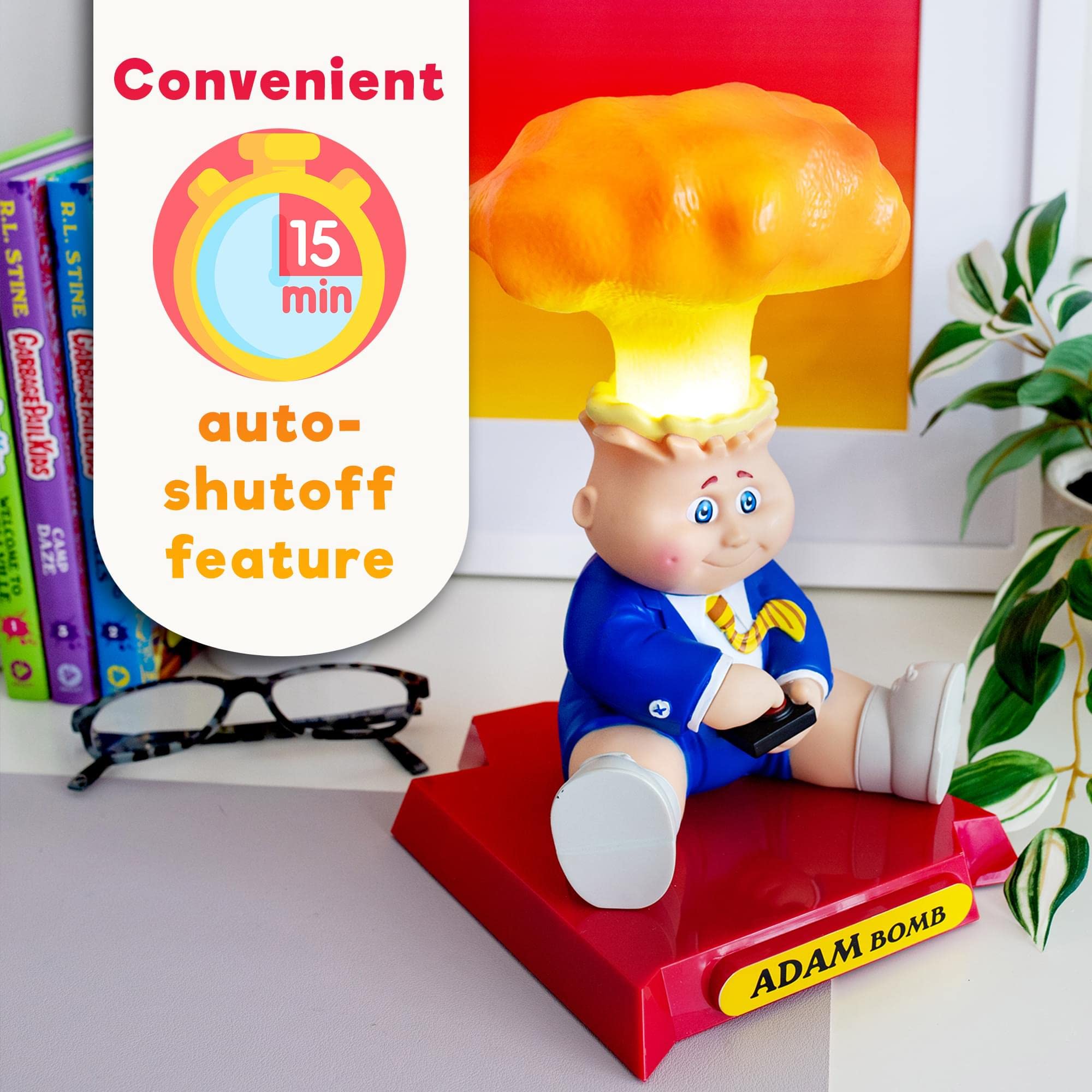 Foto 6 pulgar | Cubo De Basura Para Niños Con Forma De Figura, Modelo Adam Bomb, 25 Cm De Alto - Venta Internacional.