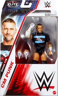 Foto 2 | Figura De Acción Mattel Wwe Elite Cm Punk Series #115 15cm - Venta Internacional.