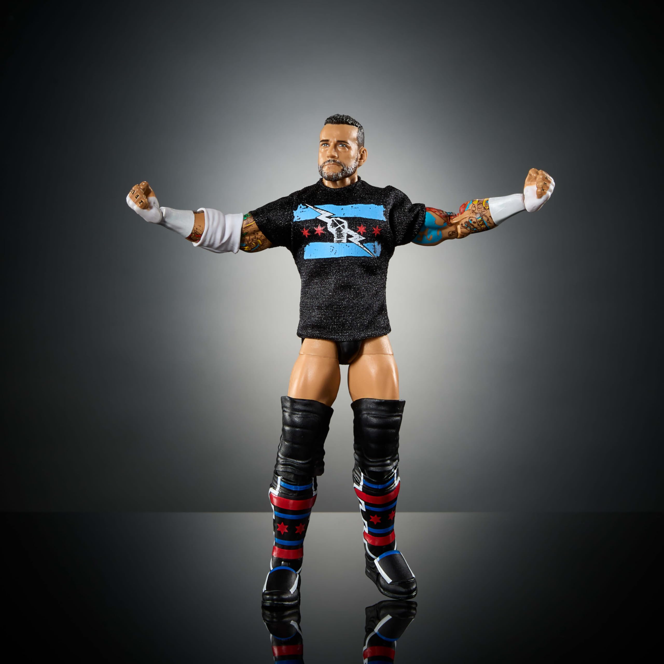 Foto 6 pulgar | Figura De Acción Mattel Wwe Elite Cm Punk Series #115 15cm - Venta Internacional.