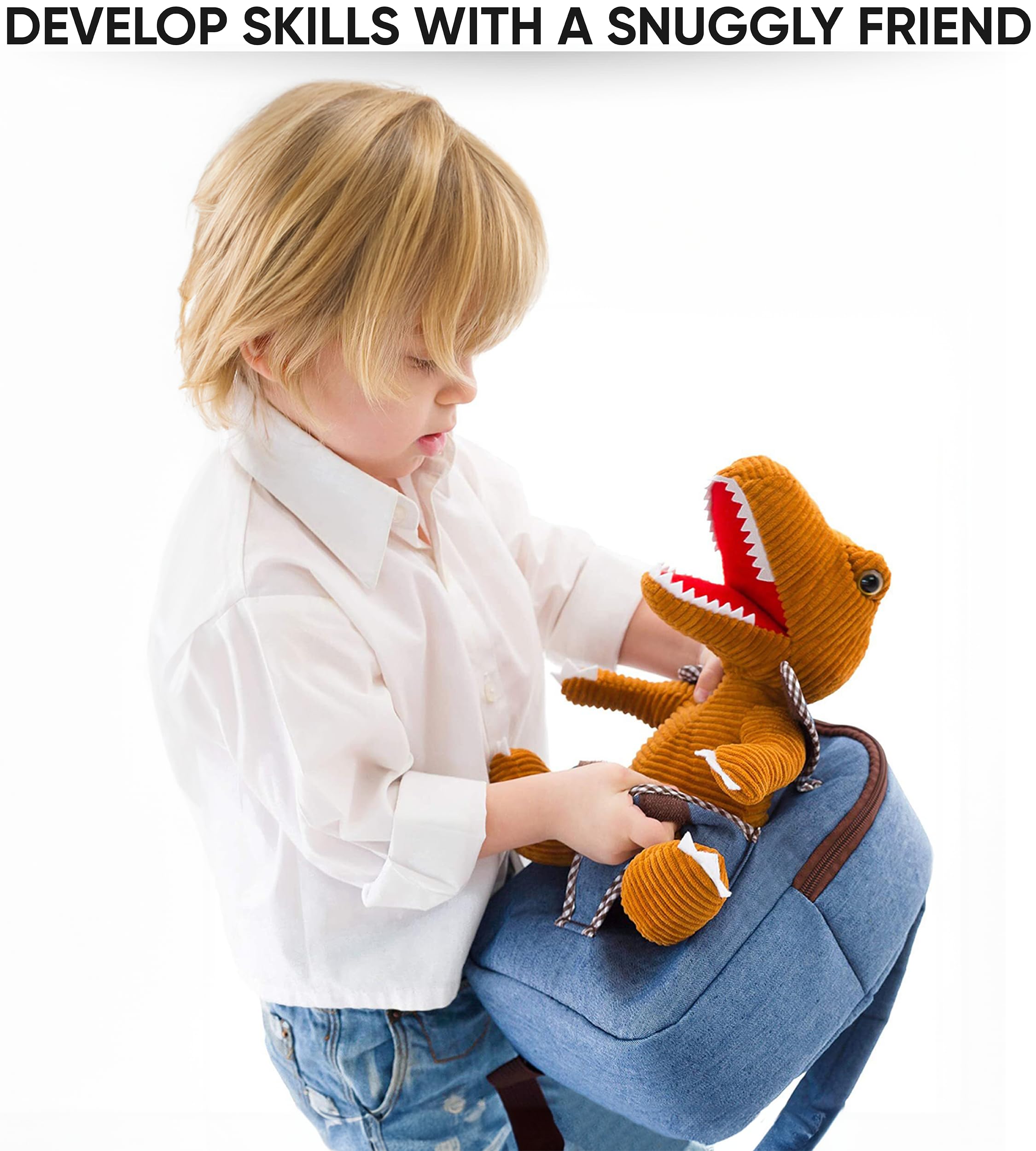 Foto 5 pulgar | Mochila Naturally Kids Con Forma De Dinosaurio Para Niños De 2 A 5 Años - Venta Internacional.