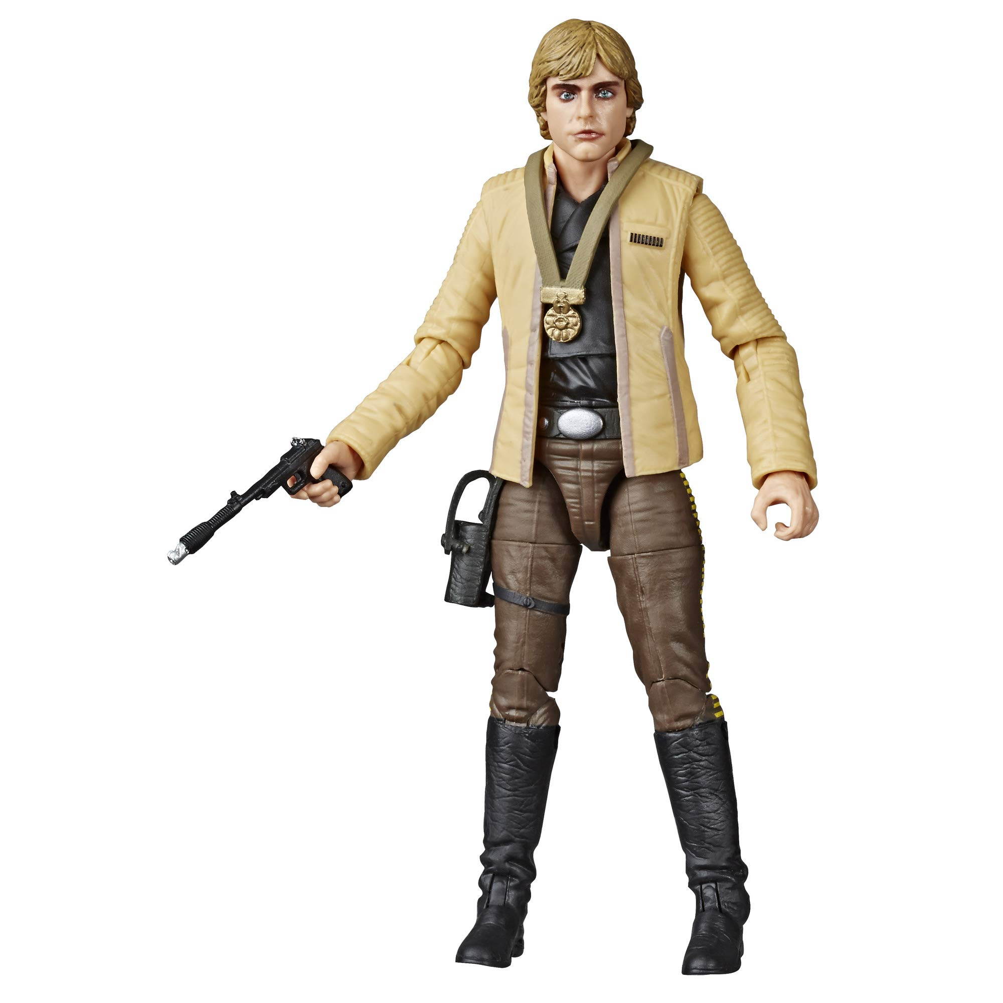 Foto 3 pulgar | Figura Star Wars The Black Series Luke Skywalkwer Yavin Ceremony