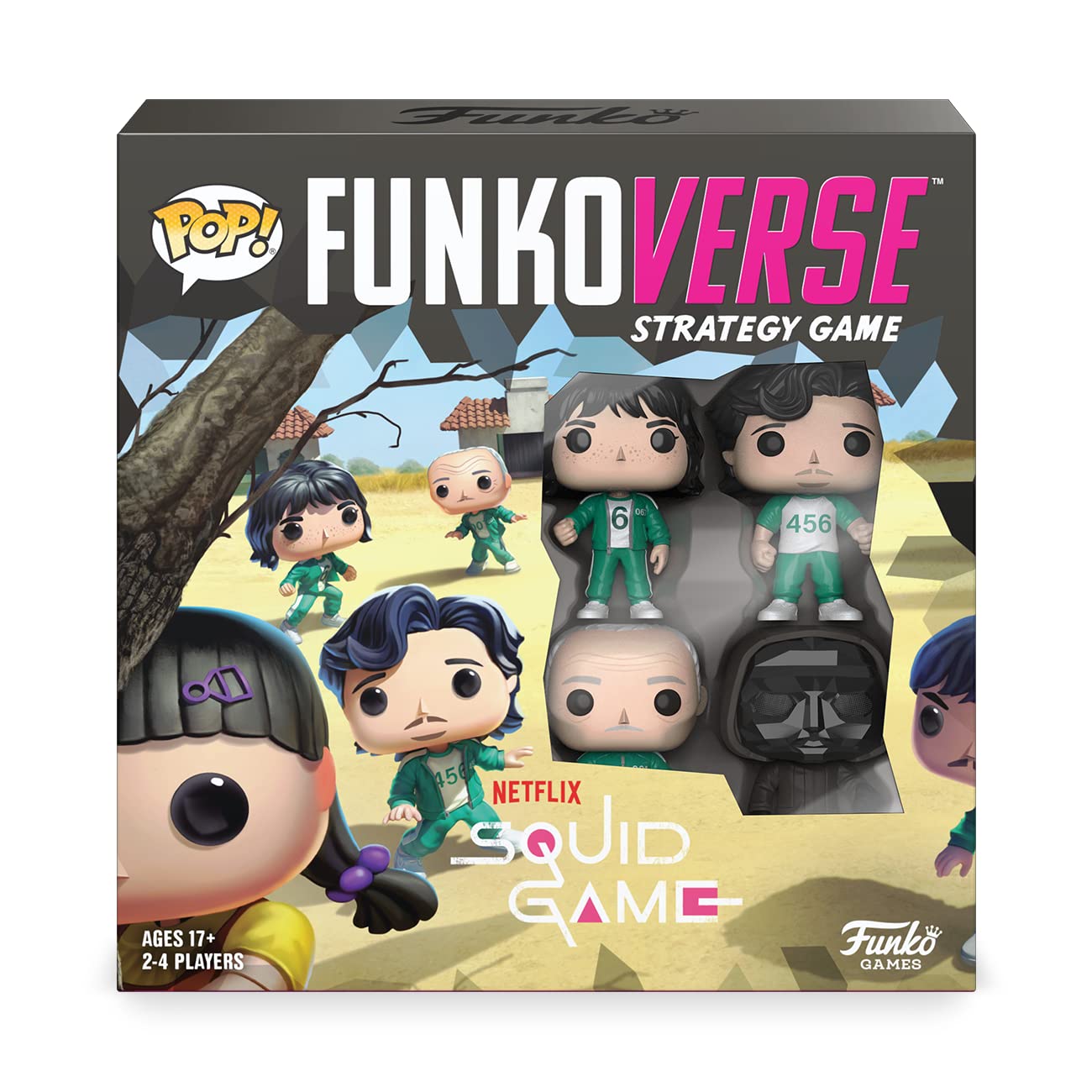 Foto 2 pulgar | Juego De Mesa Funkoverse Squid Game 100, Paquete De 4 Con Funko Pop! - Venta Internacional.