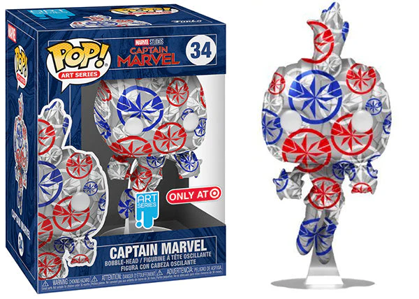 Foto 2 pulgar | Funko Captain Marvel 34 (art Series)