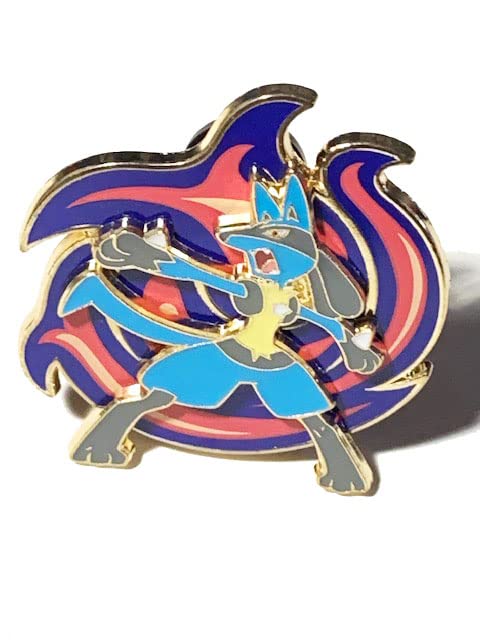 Foto 2 pulgar | Pin Pokémon Lucario Vstar Star Enamel Oficial - Venta Internacional.