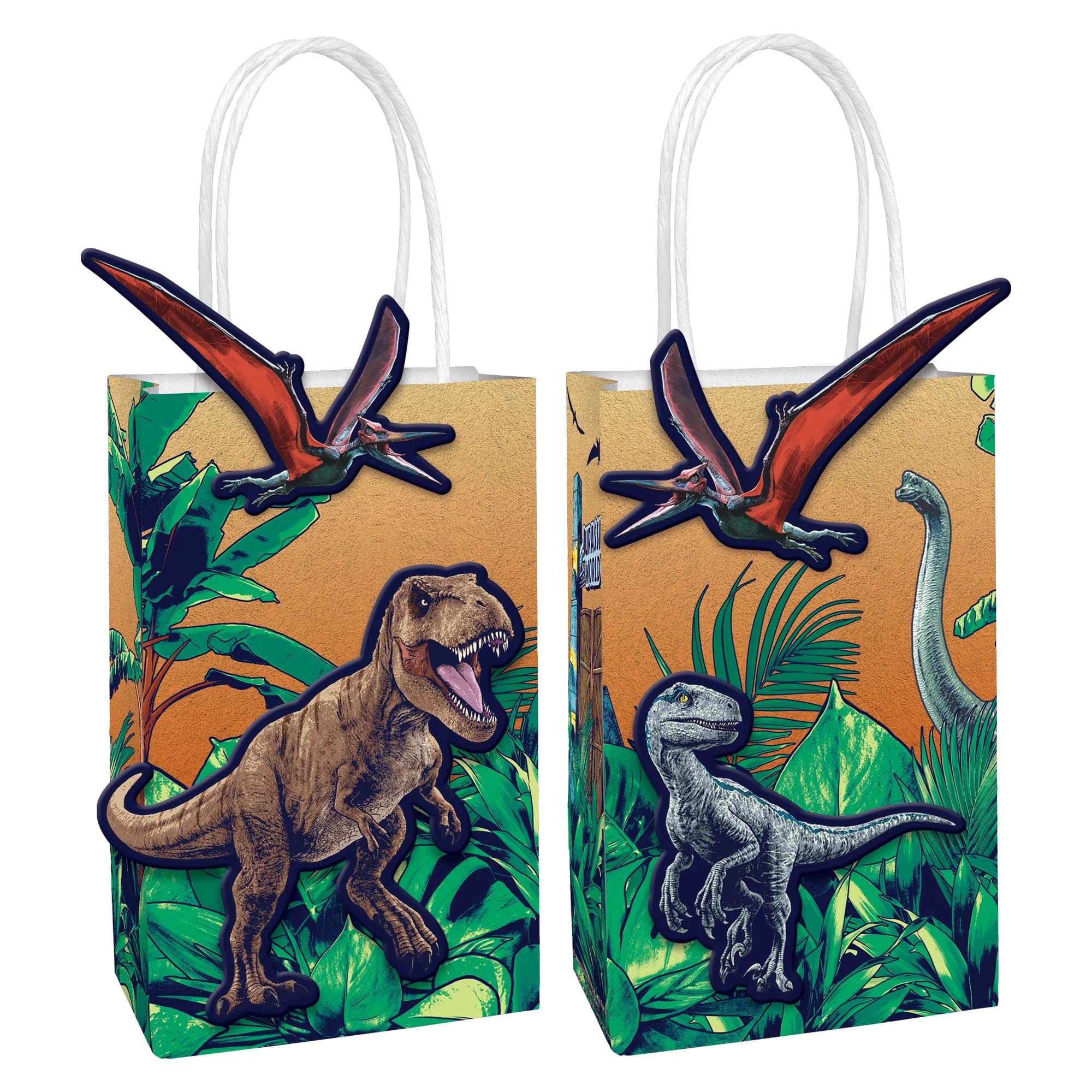 Foto 2 pulgar | Bolsa De Papel Amscan Multicolor Jurassic World Into The Wild - Venta Internacional.