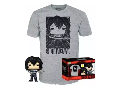 Foto 3 pulgar | Funko Pop & Tee My Hero Academia  Shota Aizawa Playera Mediana