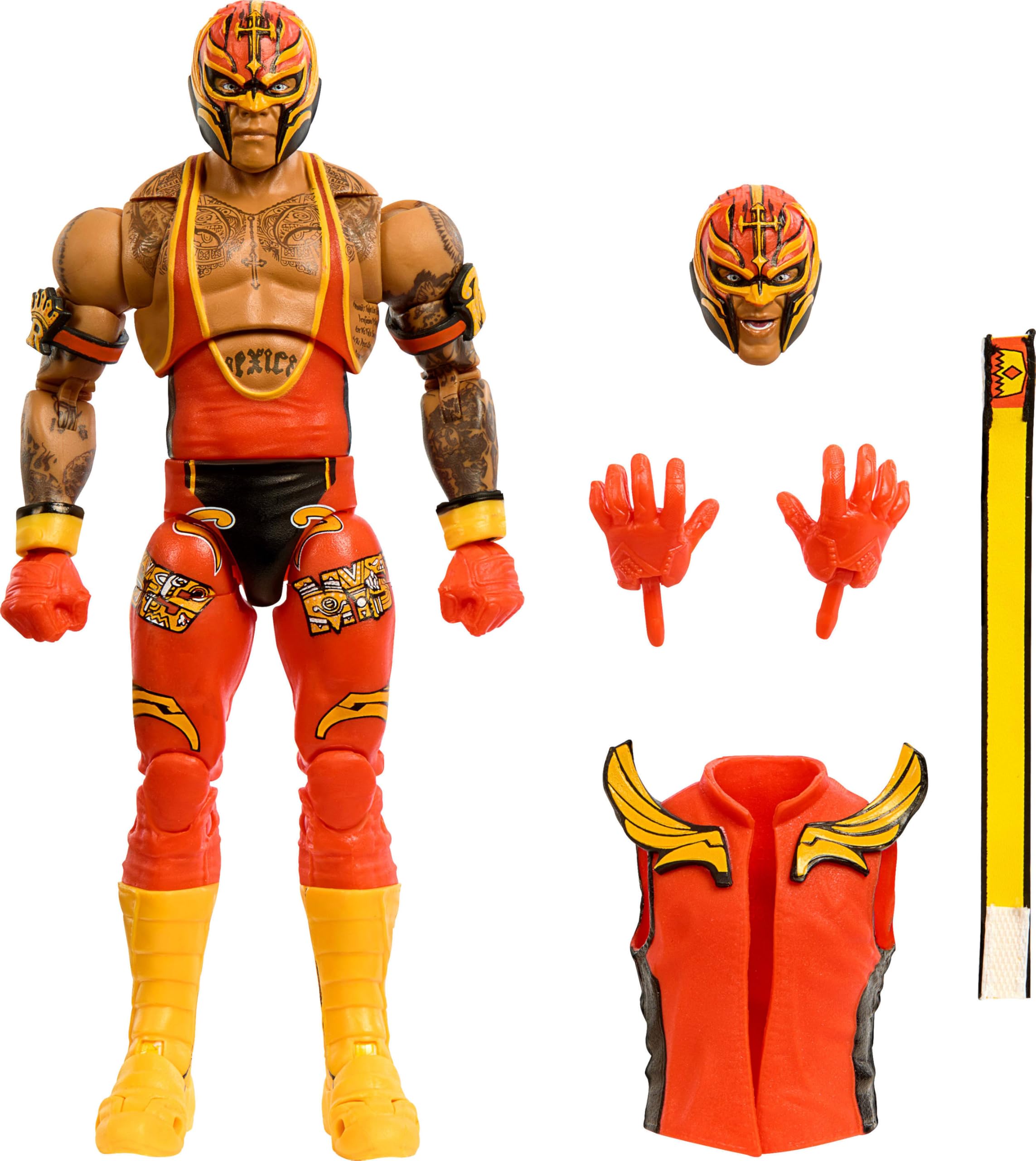 Figura De Acción Mattel Wwe Ultimate Edition Rey Mysterio De 6 Pulgadas - Venta Internacional.