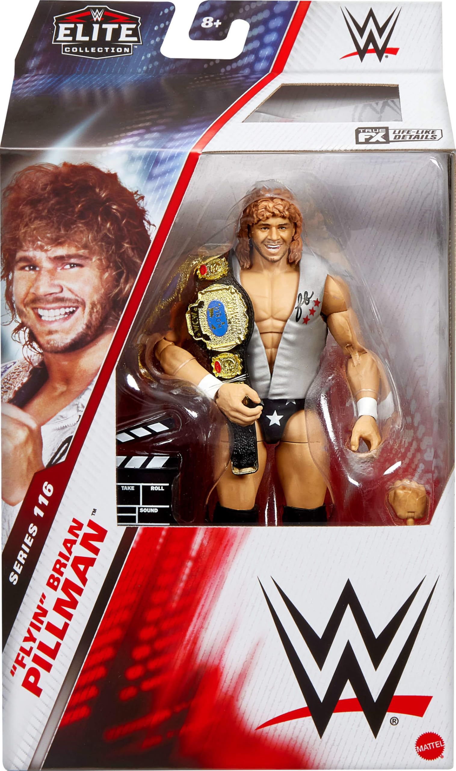 Foto 3 pulgar | Figura De Acción Mattel Wwe Elite Brian Pillman - Venta Internacional.