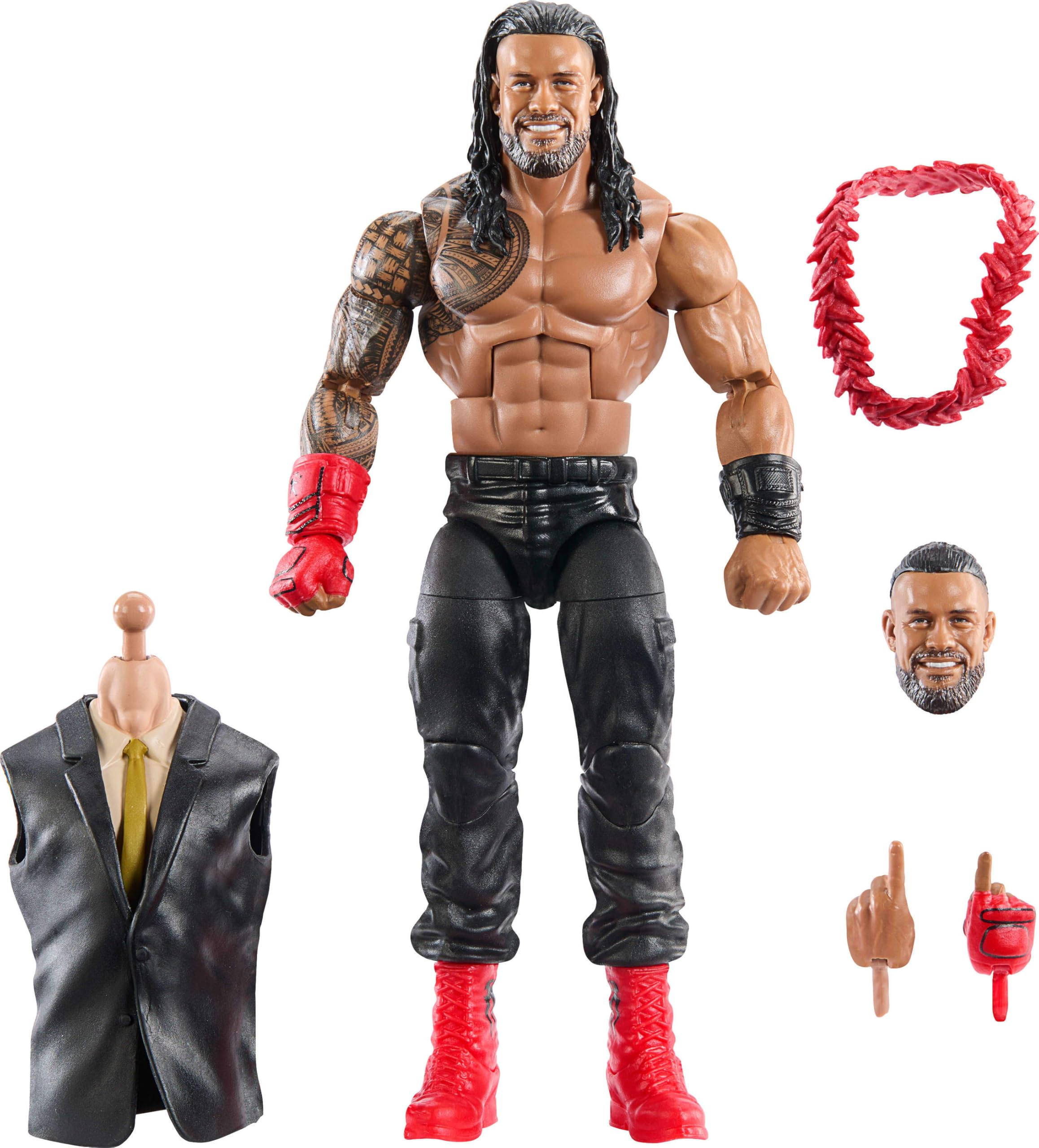 Foto 2 pulgar | Figura De Acción Mattel Wwe Summerslam Roman Reigns - Venta Internacional.
