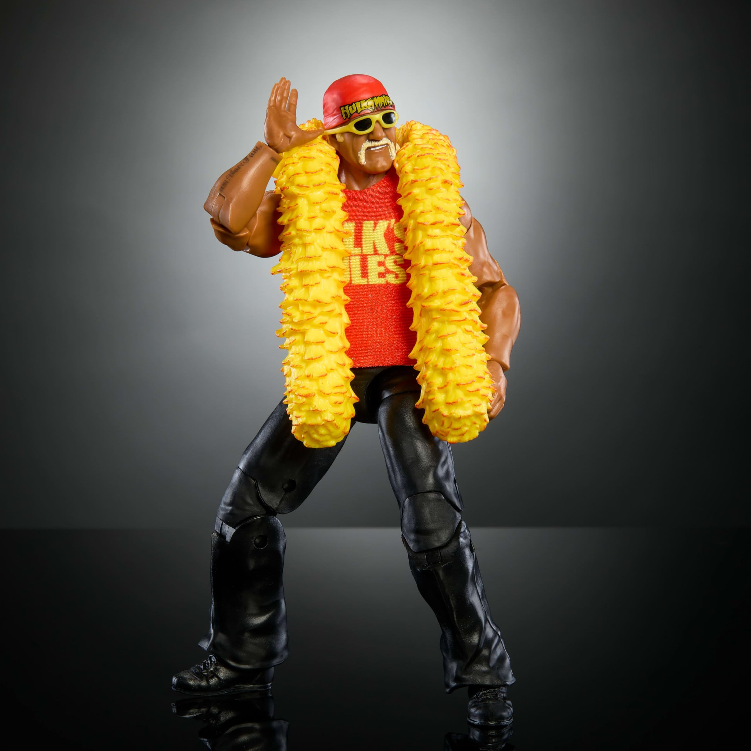 Foto 5 pulgar | Figura De Acción Mattel Wwe Elite Collection Hulk Hogan Wrestlemania - Venta Internacional.