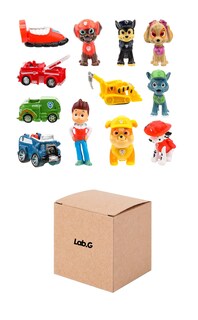Foto 1 | Figuras Paw Patrol Lab.G Multicolores 12 Piezas