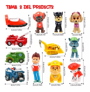 Foto 3 | Figuras Paw Patrol Lab.G Multicolores 12 Piezas