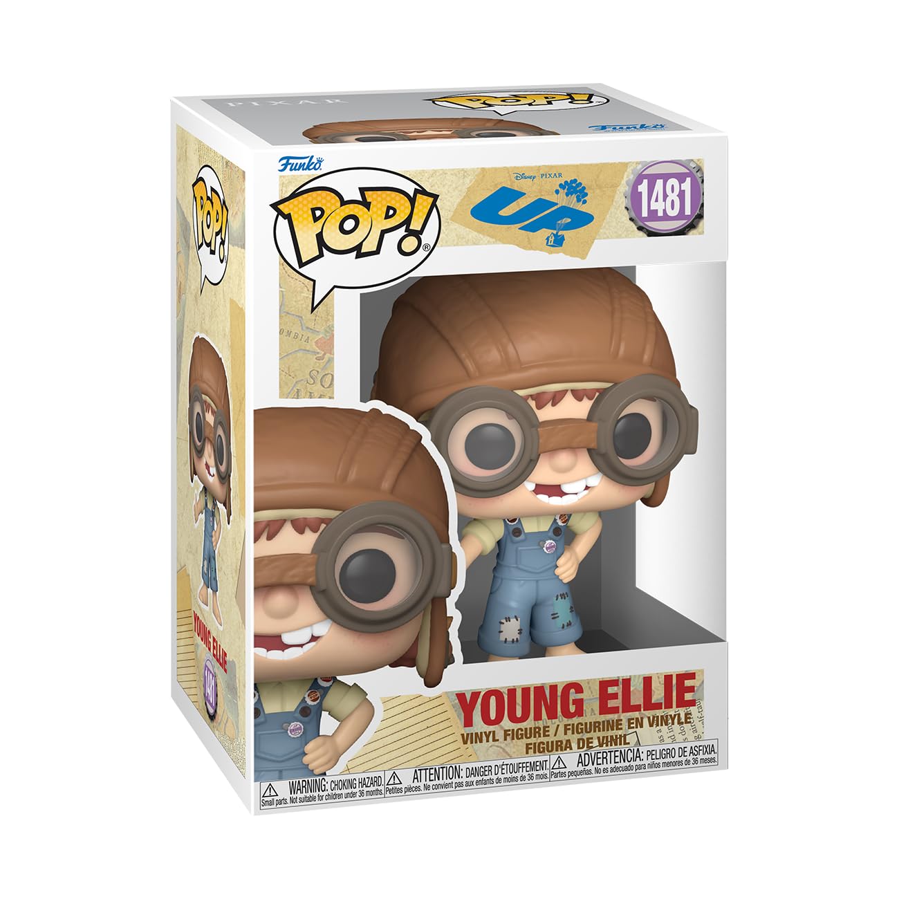 Foto 2 pulgar | ¡funko Pop! Figura De Vinilo De Disney Pixar Up Young Ellie, 10 Cm - Venta Internacional.