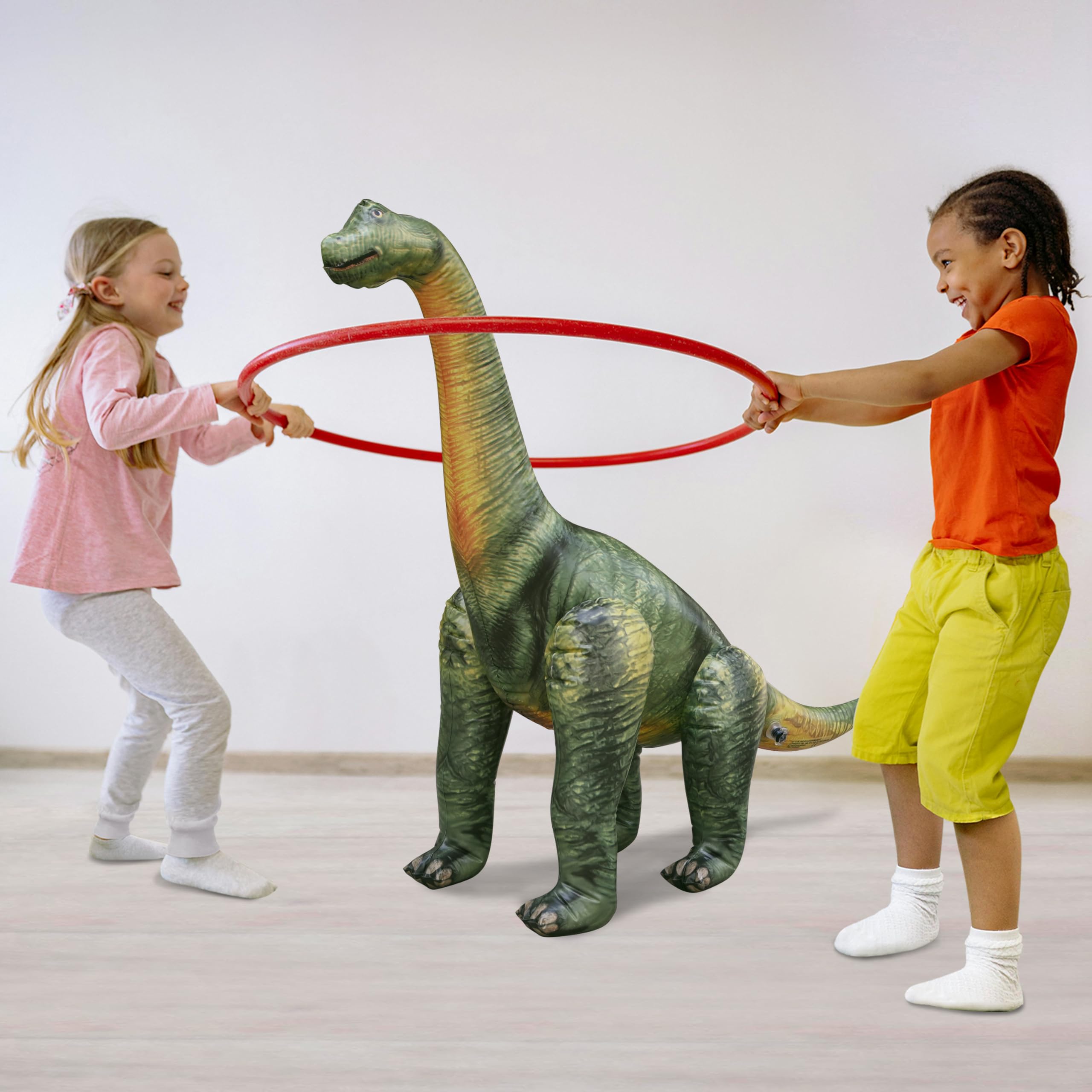 Foto 7 pulgar | Juguete Inflable Con Forma De Dinosaurio Jet Creations Brachiosaurus De 90 Cm De Altura - Venta Internacional.